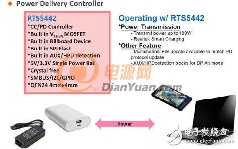 大聯(lián)大推出基于Realtek的Type-C快速充電解決方案