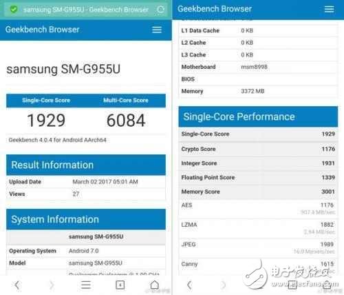 驚呆！三星S8驍龍835跑分出爐，首批量產達1250萬