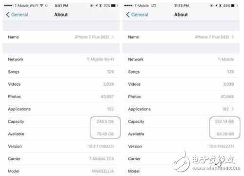 蘋果ios10.3正式推送 ，iPhone內(nèi)存多了7G