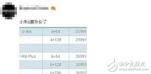 小米6最新消息：小米6和小米6plus配置曝光，漲價(jià)后的小米6你接受嗎？