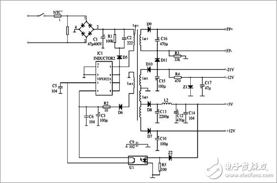 詳細解析開關電源電路：工作原理，電路組成，電路圖