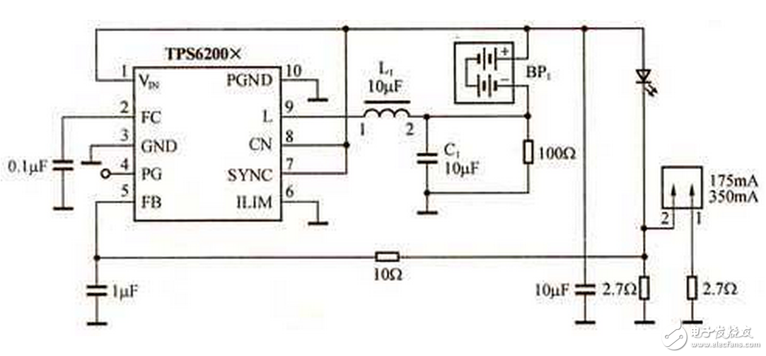 　　經(jīng)典增強型白光LED電路賞析：