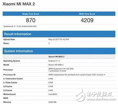 小米MAX2最新消息：小米MAX2發(fā)布會即將開始，小米MAX2跑分和核心配置泄露