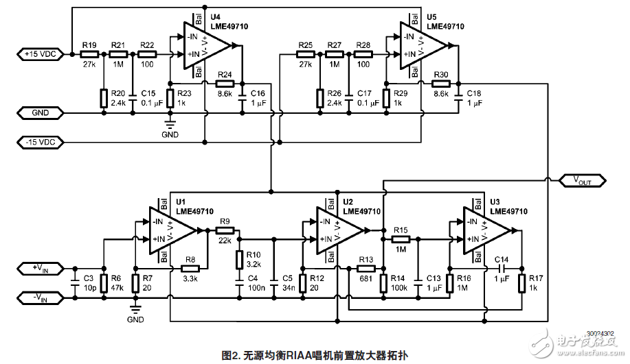 關(guān)于高性能音頻放大器的RIAA均衡