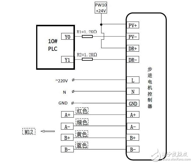 步進(jìn)電機(jī)接線圖，8線步進(jìn)電機(jī)接線圖圖解