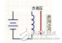 下面是正壓發(fā)生器，你不停地扳動開關，從輸入處可以得到無窮高的正電壓。電壓到底升到多高，取決于你在二極管的另一端接了什么東西讓電流有處可去。如果什么也不接，電流就無處可去，于是電壓會升到足夠高，將開關擊穿，能量以熱的形式消耗掉。