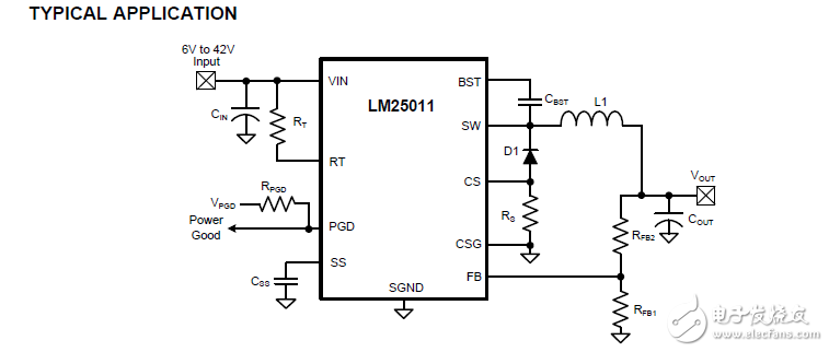 lm250x42v2A的恒電流限制在可調時間的開關調節(jié)器