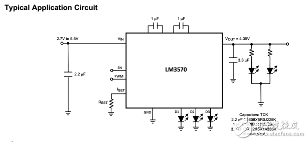 lm3570的低噪聲LED驅(qū)動(dòng)系統(tǒng)