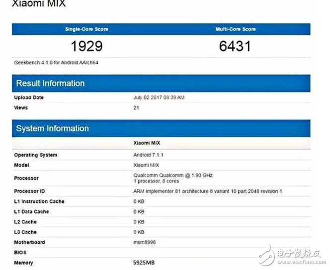 小米Mix2馬上就來，已經(jīng)開始測試，配置驍龍835+8GB大運存+逆天屏占比