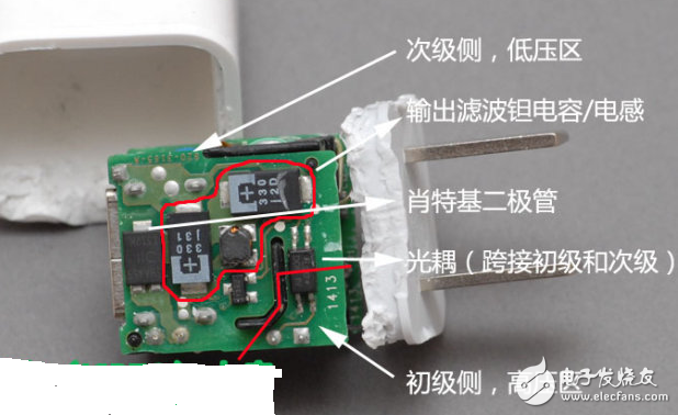 蘋(píng)果充電器拆解：廬山真面目揭秘 電路圖詳解 貴是有道理的