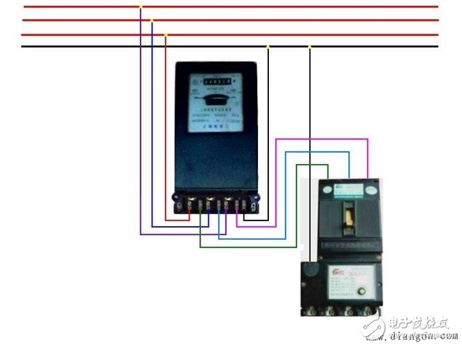 三相四線電表接線圖:三相四線怎么接?三相四線零線怎么接?