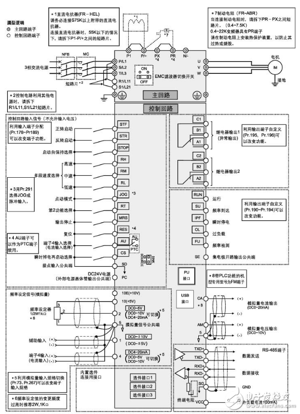 三菱變頻器d700參數(shù)設置_三菱d700變頻器代碼故障_三菱d700接線圖