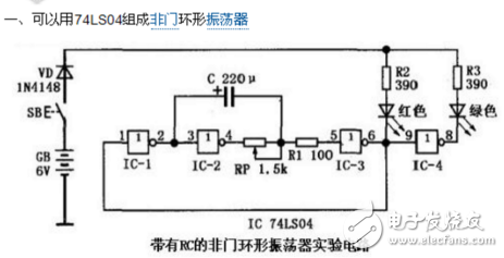 74ls04簡介_74ls04與74als04的區(qū)別_74ls04應(yīng)用電路圖