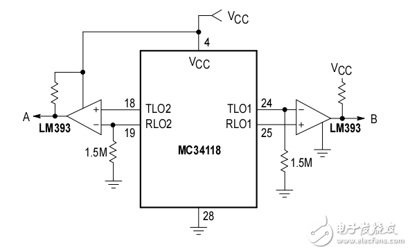 基于MC34118揚(yáng)聲器電路狀態(tài)指示原理