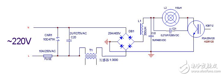 電磁爐PCB電路原理圖（含量產(chǎn)方案）