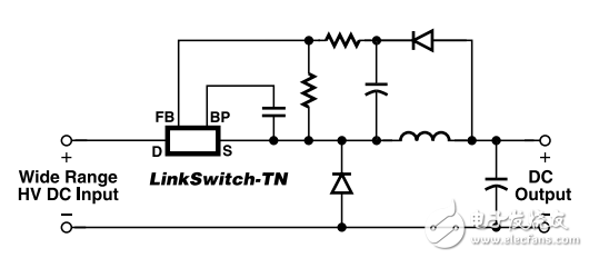 LinkSwitch-TN系列高效離線式開關(guān)IC