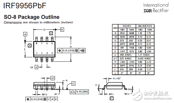 irf9956trpbf數(shù)據(jù)手冊資料下載