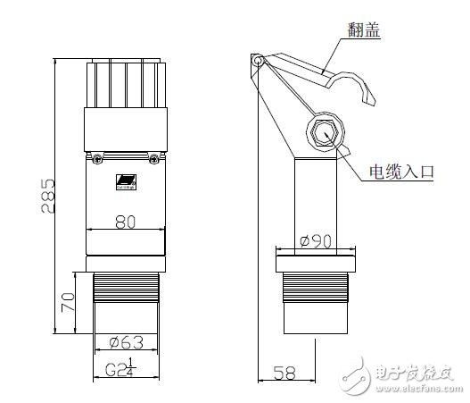 JCS系列超聲波物位變送器特性及功能