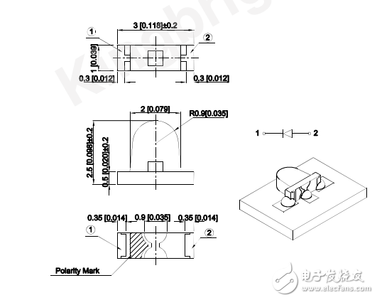 紅光LED知識(shí) KPPA-3010SURCK 今臺(tái)