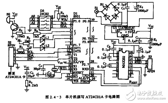 24C01與單片機(jī)的接口電路程序