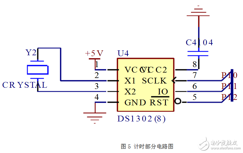 DS1302典型應(yīng)用原理圖