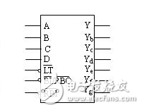 74ls48內(nèi)部電路,74ls48譯碼器真值表