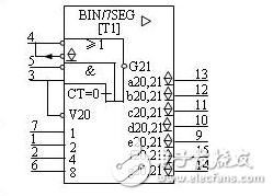 74ls48內(nèi)部電路,74ls48譯碼器真值表