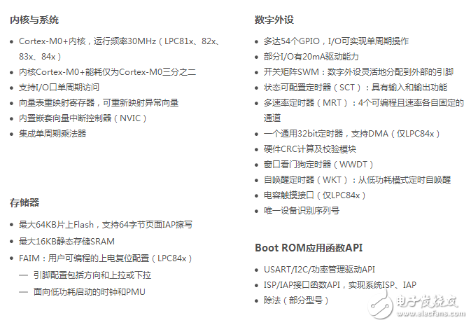 LPC800 dip8封裝各項(xiàng)參數(shù)指標(biāo)介紹