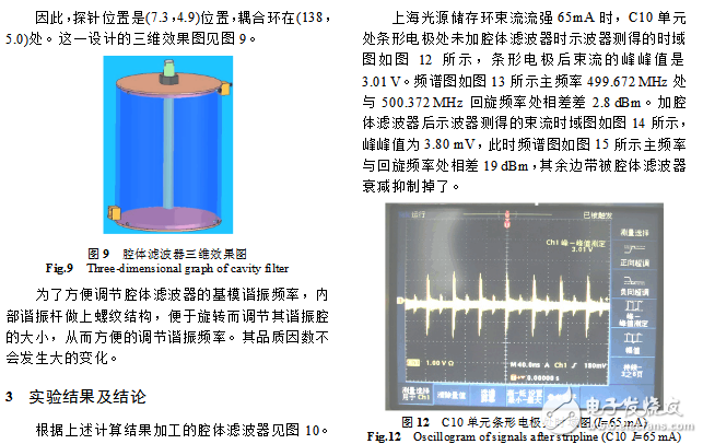 腔體帶通濾波器設(shè)計案例