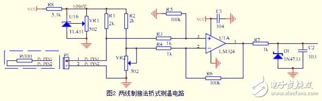 PT100溫度傳感器測溫電路，熱電阻Pt100測溫電路調(diào)試體會