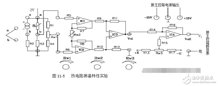 Pt100熱電阻測溫特性實驗教程