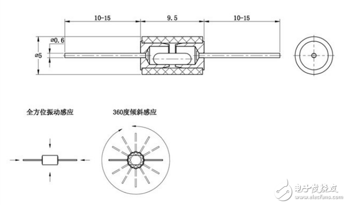 靈敏型震動開關(guān)sw420