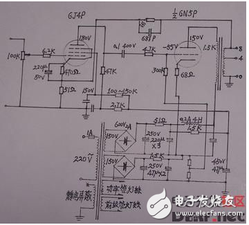 推挽電路圖全集（6n5、6N16B、6N11+6N5、6T1+6N15等推挽電路）