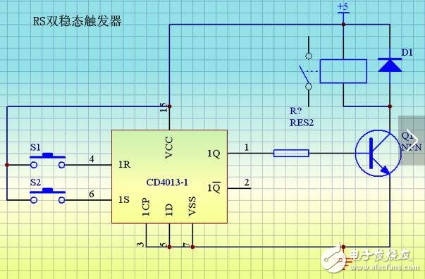 CD4013的雙D觸發(fā)器介紹