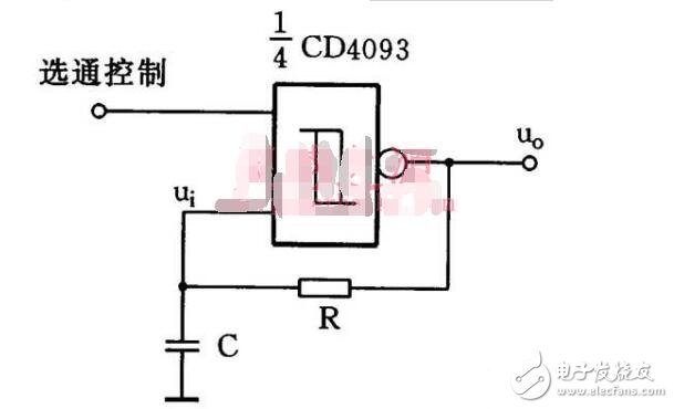 cd4093自制多諧振蕩器