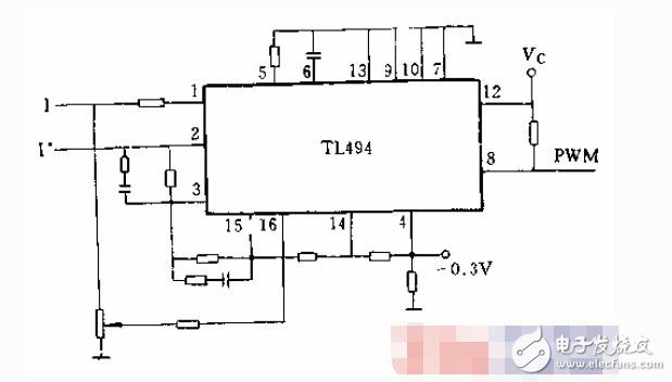 TL494作電流調節(jié)器的應用