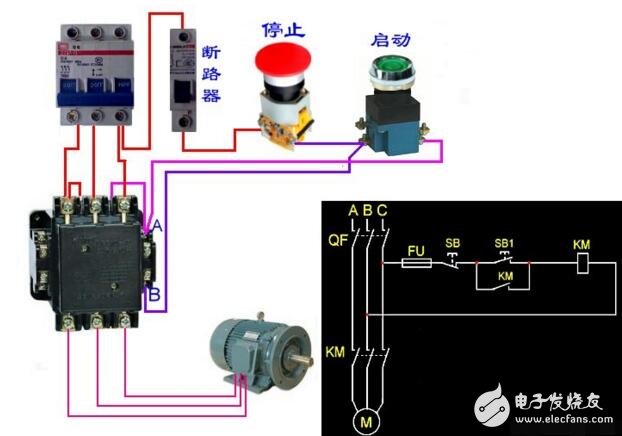 發(fā)電機自動啟停電路圖大全（接觸器/水泵啟停/電動機）