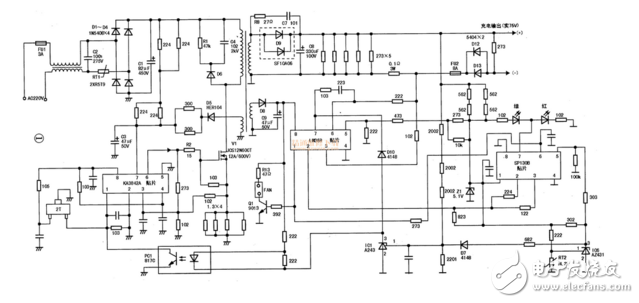 ka3842開關(guān)電源電路圖