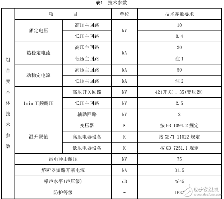 組合式變電站技術(shù)標準和要求介紹