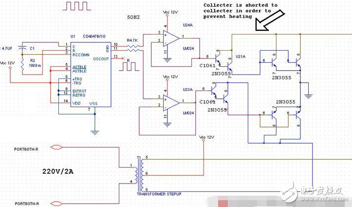 cd4047應(yīng)用電路圖解（信號(hào)控制電路圖、逆變器電路圖）