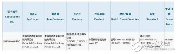 中國移動布局智能電視,預計年底發(fā)布真機新品