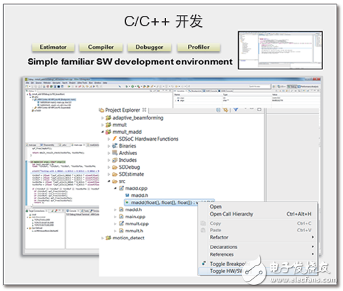 通過C/C++ 環(huán)境開發(fā)SDSoC