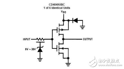 cd4049引腳圖及功能