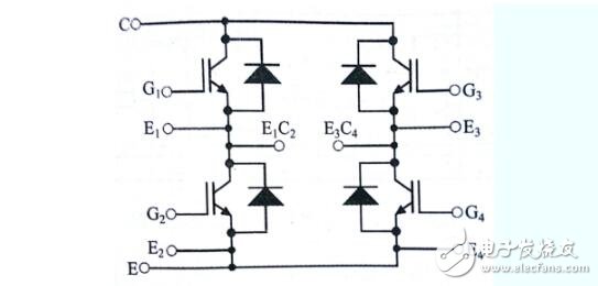 IGBT模塊不同的內(nèi)部結(jié)構(gòu)和電路圖分析