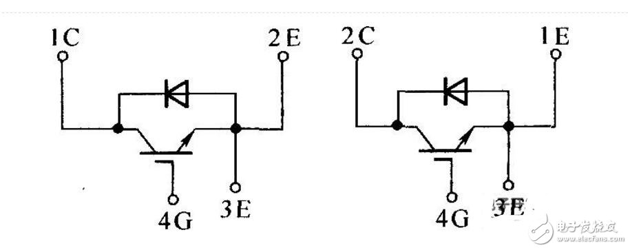 igbt模塊實物接線圖分析