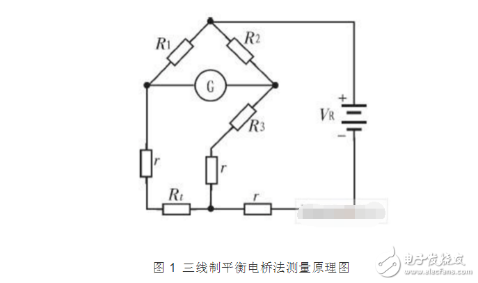 熱電阻測(cè)量電路常用三線制電橋的原因