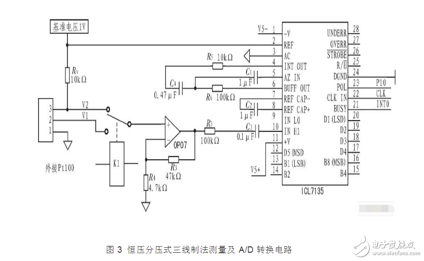 熱電阻測(cè)量電路常用三線制電橋的原因