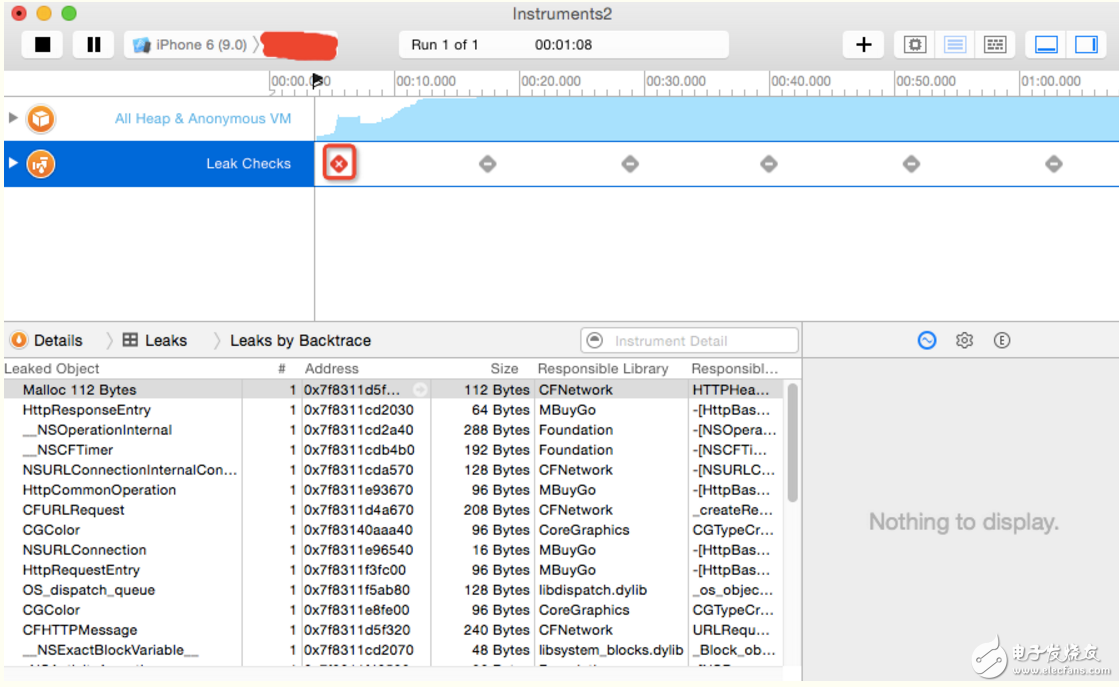 使用Xcode7的Instruments檢測(cè)解決iOS內(nèi)存泄露