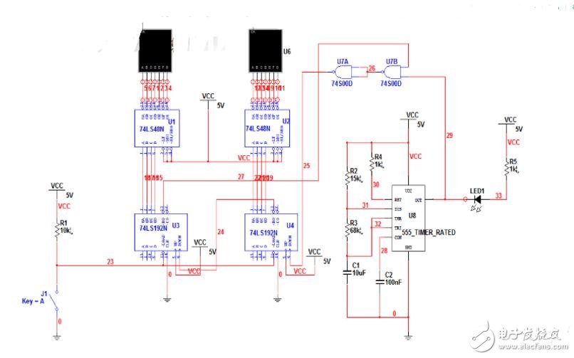 優(yōu)先編碼器74ls148引腳圖及功能介紹（工作原理,邏輯圖及應(yīng)用電路）