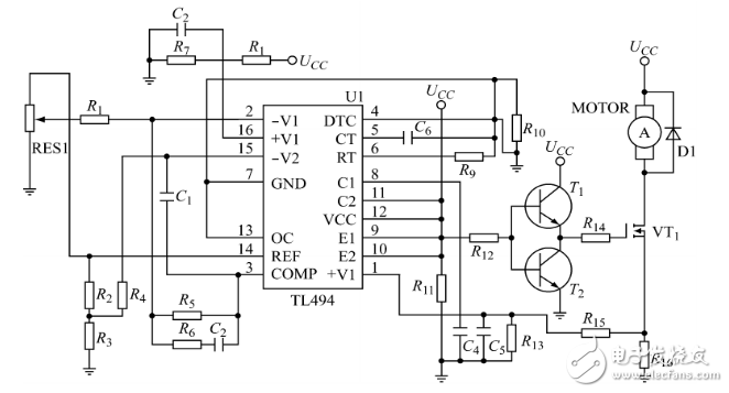 TL494推挽式輸出的電路設(shè)計(jì)